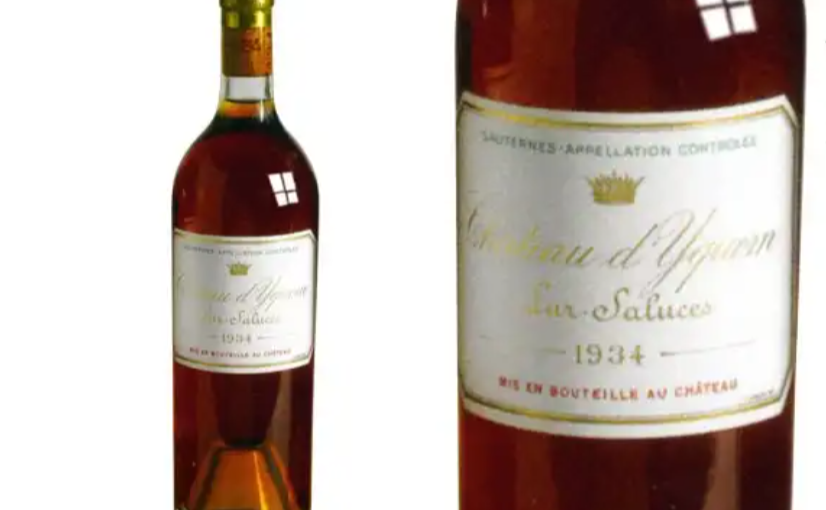 Chateau d'Yquem 1934.
